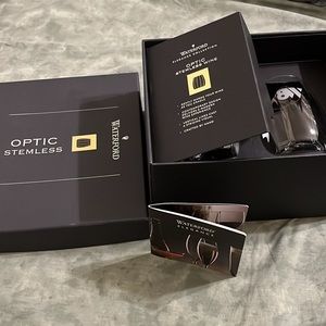 Waterford NEW Elegance Stemless wine verre crystal glasses Made in Slovenia